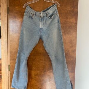 Agolde Classic Light Wash Blue Denim Jeans